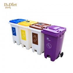 Dr.Dirt 4色環保回收垃圾桶 塑膠垃圾桶 240L Dr.Dirt 4色環保回收垃圾桶 塑膠垃圾桶 240L