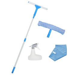施達 玻璃清潔5件套(含30cm玻璃刮+35cm塗水器+伸縮桿+350ml噴壺+40cm玻璃布) 施達 玻璃清潔5件套(含30cm玻璃刮+35cm塗水器+伸縮桿+350ml噴壺+40cm玻璃布)